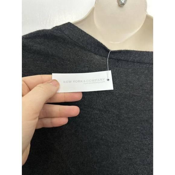 XXL Gray Womens Button Cardigan NWT New York & Co #1163 - Picture 7 of 8